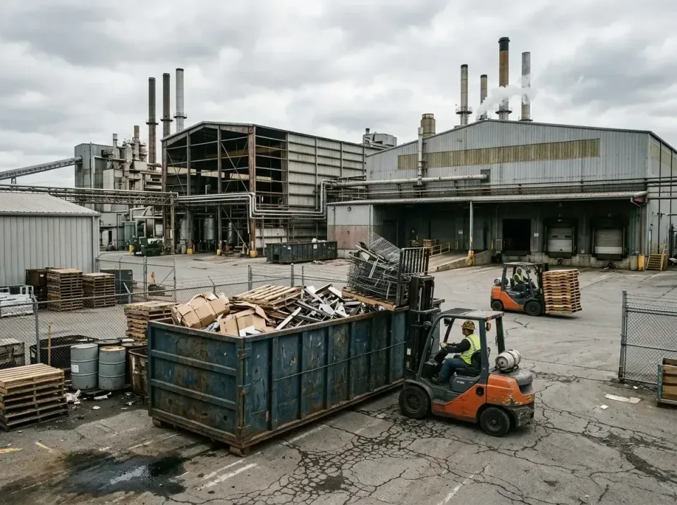 industrial-factory-scrap-conta-003 — frequently asked questions, Cheap Roll-off Dumpster Rentals in Moline, IL